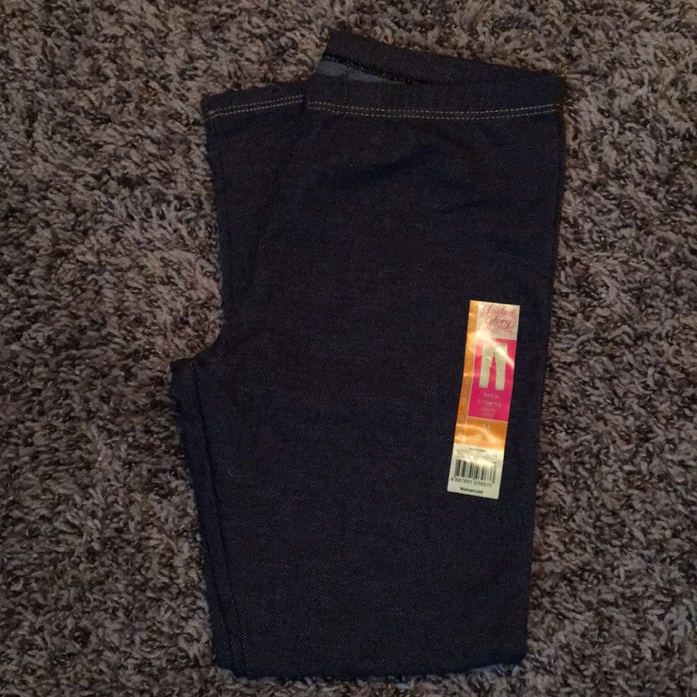 Girls jean leggings